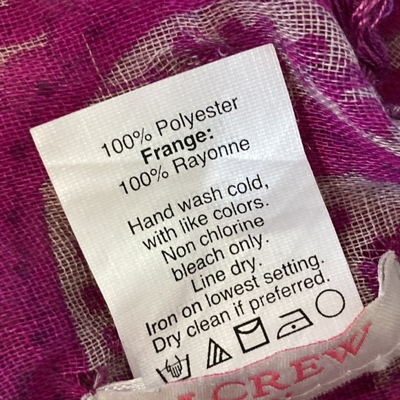 J. crew large pompom square scarf sarong wrap - Picture 7 of 14